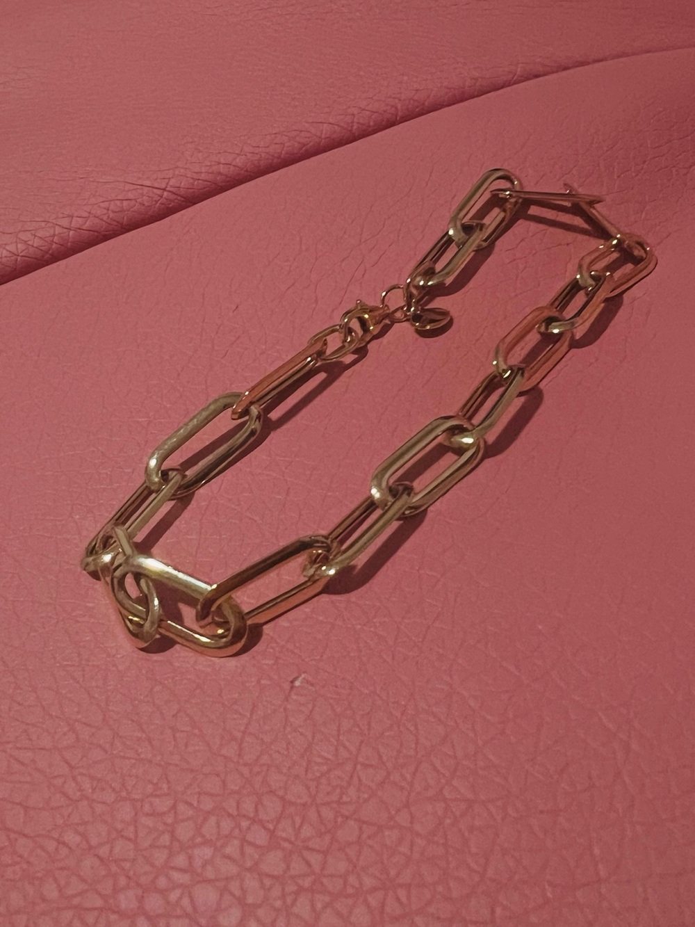14K Italian Gold Paperclip Link Bracelet